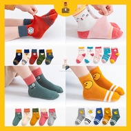 [CLEARANCE] 5 Pairs Cartoon Kid Socks Baby Cartoon Socks Children Socks Boy Girl Socks Cute Cartoon 