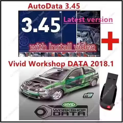 2024 Auto Repair Data Alldata V10.5 Elsa-win6.0 Vivid 2018.01 EU&US Compatible Diagnostic Update 3.4