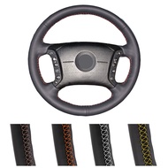 DIY Customized Car Steering Wheel Cover For BMW E46 318i 325i E39 E53 X5 Auto Artificial Leather Steering Wrap