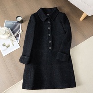 ❤️ CHANEL 優雅氣質連衣裙 精緻LOGO紐扣