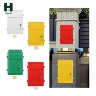 [Homyl] Key Drop Box Postbox Office Gate Street Mail Drop Box Wall Mounted Mailbox