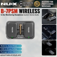 NUX B-7PSM Wireless In-Ear Monitoring Headphone System Stereo Audio Transmitting with Charging Case 