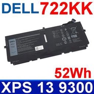 戴爾 DELL 722KK 52Wh 4芯 原廠電池 2XXFW FP86V WN0N0 XPS 13 9300