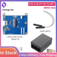 MPW7NCA for  5 PCIE to M.2 E-Key WiFi7 Module+Case BE200 Support  TPU,WiF6E AX210,AX200 Adapter Boar