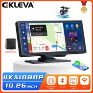 EKLEVA 4K 2160P Car Mirror Video Recording Carplay Dash Cam