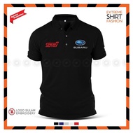 NEW  Baju Kemeja Polo T Kapas Subaru WRX STI WRC Rally Versi 7 8 9 GRB Baju T-Shirt Lelaki Sulam M-3