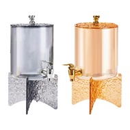 [xuqmvck] Beverage Dispenser Glass Drink Dispenser with Stand for Drink Juice Beverage