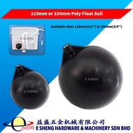 11CM (1/2'') & 15CM (3/4'') Poly Float Ball For Toilet Cistern & Water Tank PVC Pelampung Bola Tanda
