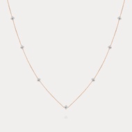 Lluvia de Estrellas | 星雨 0.56ct八心八箭天然鑽石 18K項鍊