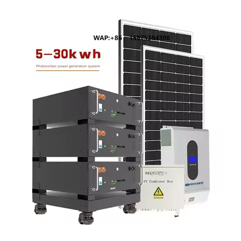 Complete Set Solar Energy Power Storage System 5000W 3KW 6KW 8KW 10KW Hybrid Solar Panel Electric Po
