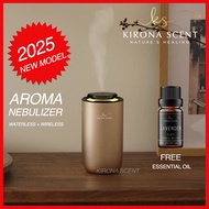 [6.6 SALES] Wireless & Waterless Essential Oil Aroma Nebulizer Kirona Scent. Home and Car Use.