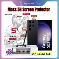 Moss 5H Screen Protector for Samsung S23 Ultra S23 Plus S22 Plus S22 Ultra S22 Screen Protector Nano