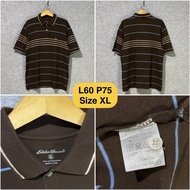 Eddie Bauer Brown Poloshirt Original
