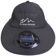 Fan Electric Fan Solar Hat Male Rechargeable Fan Hat Sunscreen Fishing Hat