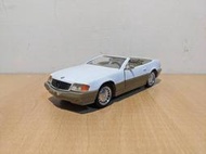 ~ 阿開王 ~ SS Mercedes-Benz R129 500SL V8 1/24 賓士 雙門敞篷 白