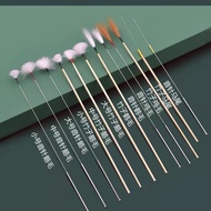 Lucky Fortune, Good Luck Attracting wealth Once Goose Feather Stick Full Set Bamboo Handle Chicken F