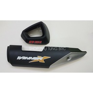 Muffler and tail cover set for WINNER X 2019 - 2021, WINNER X V3 2022 (used to replace original exha