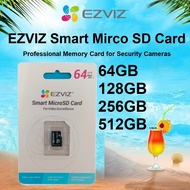 EZVIZ 64GB 128GB 256GB 512GB MicroSD Cards Memory Card Sandisk Class 10 High Endurance Micro SD Card