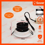 Coordinates CS-Q2625 4w / 6w white daylight 6000K LED EYE BALL