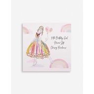 (PO) FIVE DOLLAR SHAKE Never Stop Chasing Rainbows birthday greetings card 16.5cm x 16.5cm