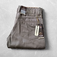GF. LIMITED Celana Katun Kanvas Sulfur Panjang Pria Model Cardinal Premium Basic Standar
