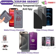 (PRIVACY) SCREEN FOR SAMSUNG A02,A03,A04,A05,A06,A07,A12,A15,A16,A17,A35,A55,A73 Screen Protector Ma