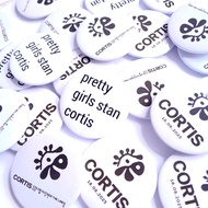 (Ready) CORTIS PIN BUTTON size 5.5 cm