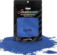 U.S. Art Supply Jewelescent Royal Blue Mica Pearl Powder Pigment, 3.5 oz (100g) Sealed Pouch - Cosme