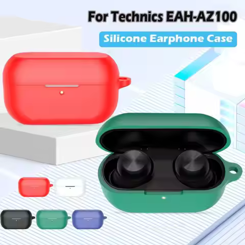 Silicone Earphone Case with Hook Dust-proof Bluetooth Headphone Protective Cover Shockproof Anti-Fal