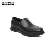 DAPPER รองเท้าหนัง แบบสวม Hybrid Loafers สีดำ