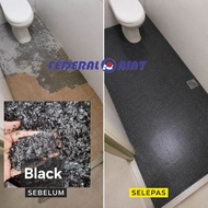 FULL SET Federal Paint Flake Coating Epoxy Toilet Tile Floor Waterproof (2KG FLAKE /1L PRIMER /1L CL