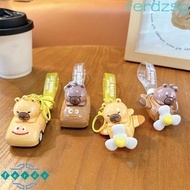 JENNIFERDZSG Capybara Doll Fighter Keychain, Cartoon Cute Capybara Car Pendant, UV Electroplating St