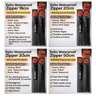 Exito Waterproof Zipper Premium Strong 18cm 20cm 30cm 50cm 70cm Multipurpose Waterproof Long Zipper/