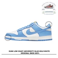 Dunk Low Coast University Gold Blue White "UNISEX" Shoes
