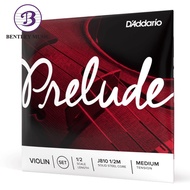 D’Addario J810 1/2M Prelude Violin String Set, 1/2 Scale, Medium Tension