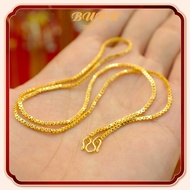 สร้อยคอทองคำแท้ 18K หรือ สร้อยอิตาลี (Au750) น้ำหนัก 1.6 กรัม ยาว 18 นิ้ว. ทอง แท้ หลุด จำนำ ไม่ลอก 