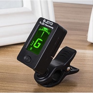Guitar Tuner Rotatable Clip-on Tuner LCD Display for Chromatic Acoustic Guitar Bass Ukulele