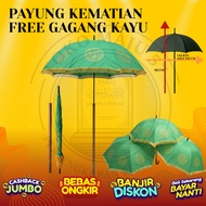 DEATH UMBRELLA SCREEN-PRINTED JENAZAH UMBRELLA/ + FREE STICK