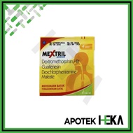 Mextril Obat Batuk Strip isi 4 Tablet - Batuk Tenggorokan Gatal
