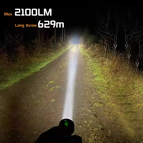 Sofirn IF22A 21700 USB C Rechargeable Powerful LED Flashlight SFT40 2100lm 680M Throw Reverse Chargi