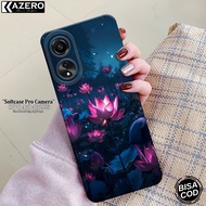 Casing Hp OPPO A78 4G Latest Fashion Case Flower Case OPPO A78 4G Silicone Pro Camera Softcase OPPO 