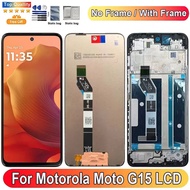 6.72''For Motorola Moto G15 LCD Display Screen Touch Panel Digitizer Replacement Parts For Motorola 