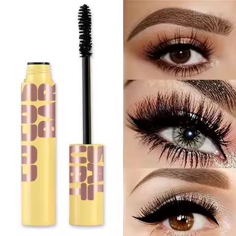 Black waterproof Mascara Lengthening Curling Black Lash Eyelash Extension Beauty Makeup Long-wearing
