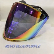 ORGINAL VISOR LSR 3 BUTTON SMOKE RAINBOW REVO RED HELMET SGV 99 TRENDY MATT SPECIAL MS88 BKP88 RS88 