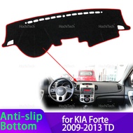 For KIA Forte 2009 2010 2011 2012 2013 TD High Quality Dashboard Mat Dashmat Cover Pad Sunshade Carp