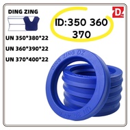 DING ZING DZ UN Blue Hydraulic Oil Seal U-shaped Ring 350/360/370 * 380/390/400 * 22