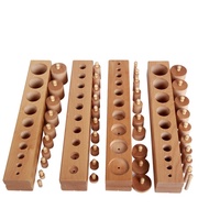 Montessori knob pillars, knob pillars - montessori teaching materials