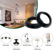 Black Or White Light Shade Collar Ring Adaptor E14 Holders Lamp / Bulb E27 Y8m3