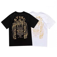 ✅Dropship Available 🇲🇾 100% Original Quality Premium 1:1 Ready Stock EVISU Gold Highlight Logo  Tshi