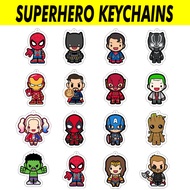 Superhero Keychain Keychains Ironman Spiderman Captain Hulk Thor Marvel Avengers Batman Superman DC Toys Toy
